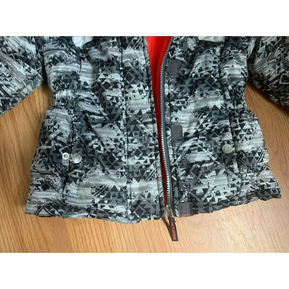 PINK Platinum Girls' Puffer SKI Snowboard Jacket   Size 4